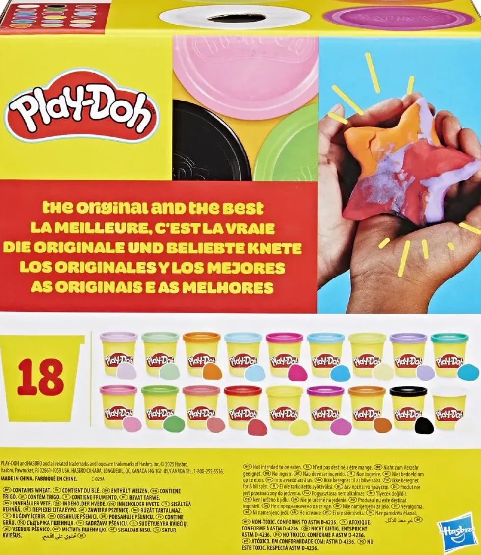 PLAY-DOH - PACK DE 18 POTS IMAGINATION