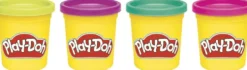 PLAY-DOH - PACK DE 4 POTS VIBRANT