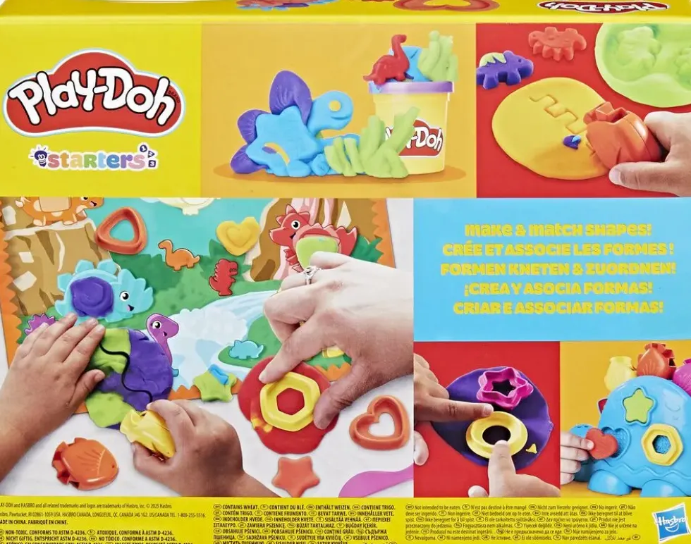 PLAY-DOH STARTERS DINO DES FORMES ET COULEURS