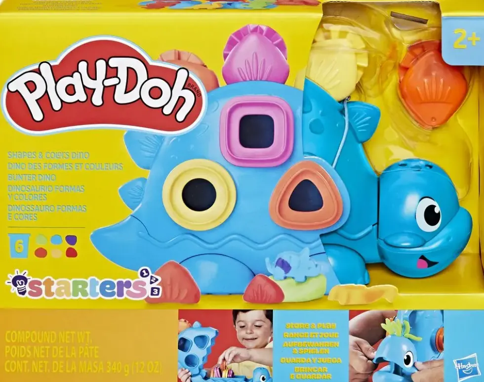 PLAY-DOH STARTERS DINO DES FORMES ET COULEURS