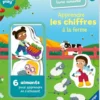 PLAY + MON PREMIER LIVRE AIMANTE : APPRENDRE LES CHIFFRES A LA FERME