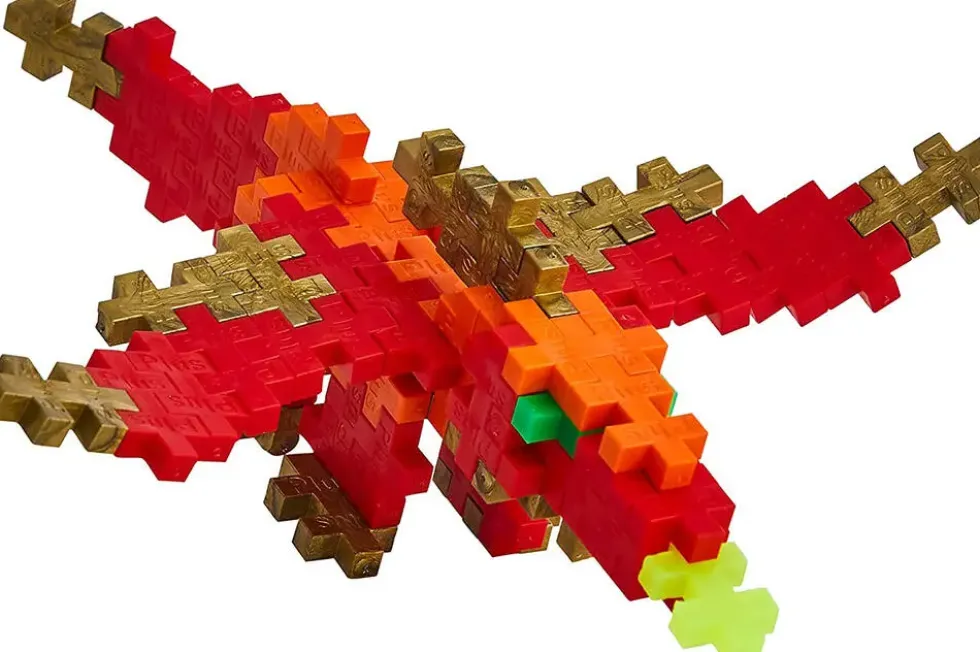 PLUS PLUS -JEU DE CONSTRUCTION TUBE DRAGON - 100 PIECES