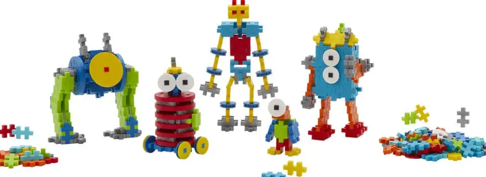 PLUS PLUS -- KIT DECOUVERTE ROBOTS - 275 PIECES