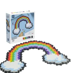 PLUS PLUS -PUZZLE500 PIECES L'ARC EN CIEL