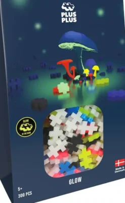 PLUS PLUS -RECHARGE PHOSPHORESCENT - 300PIECES
