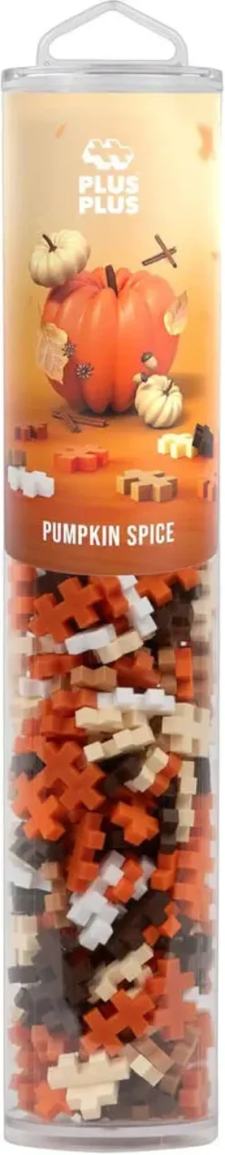 PLUS PLUS -TUBE CITROUILLE EPICEE - 240PIECES