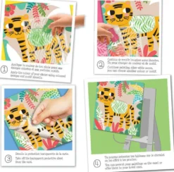 POCHOIRS MOTIFS - COULEURS DE LA JUNGLE