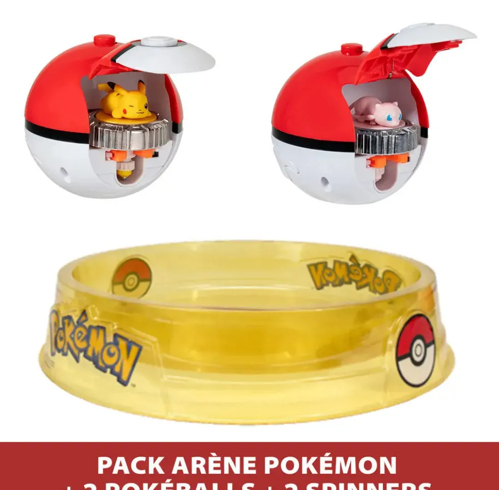 POKEMON - ARENE ET 2 SPINNERS