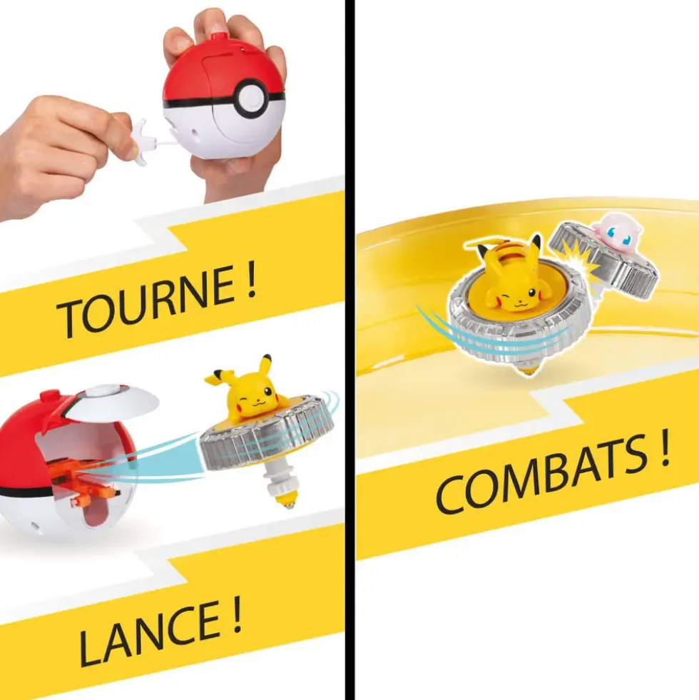 POKEMON - ARENE ET 2 SPINNERS