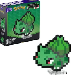 POKEMON - BULBIZARRE PIXEL ART 374 BRIQUES