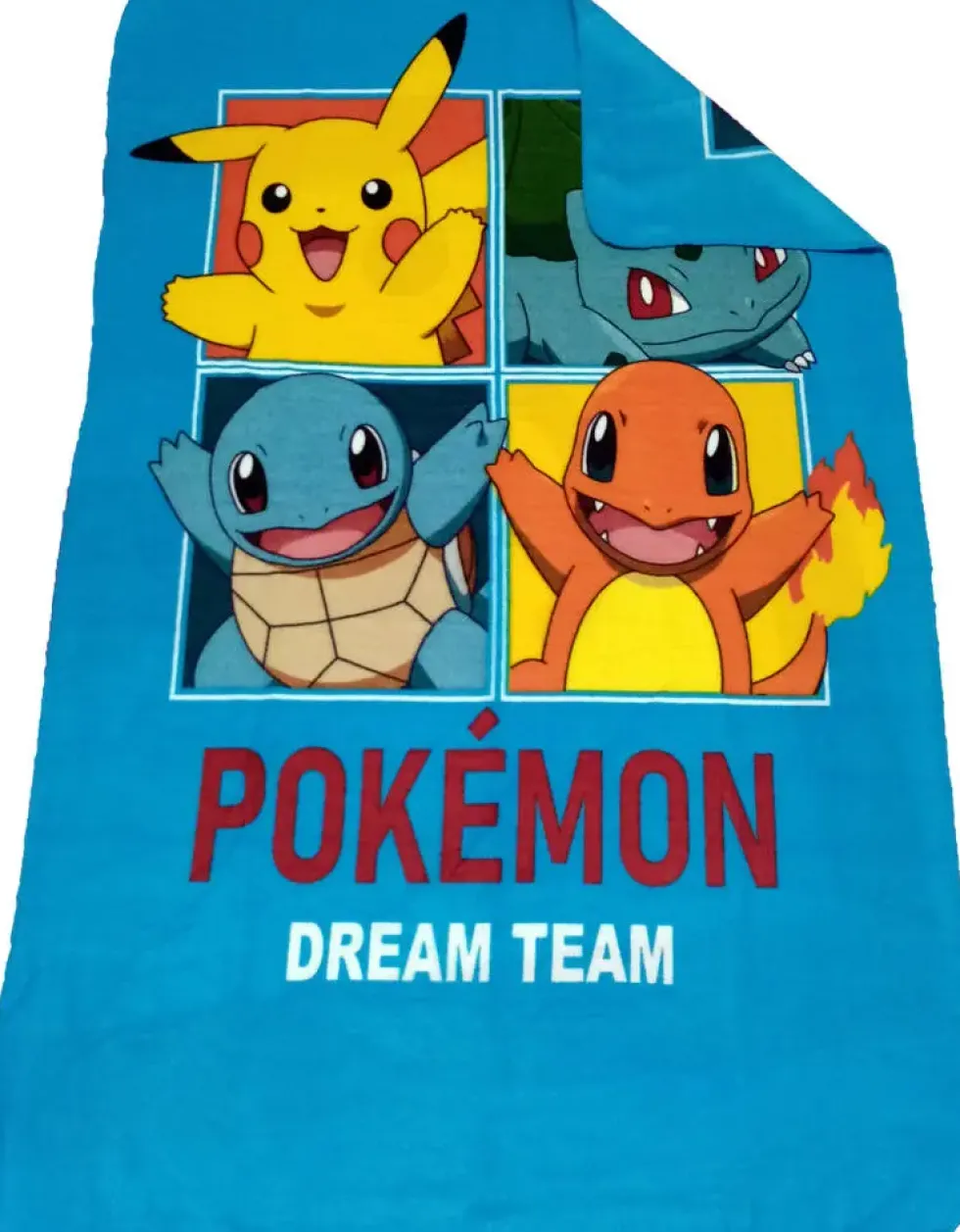 POKEMON - BUNDLE COUSSIN 35 X 35 ET PLAID 100 x 140 CM