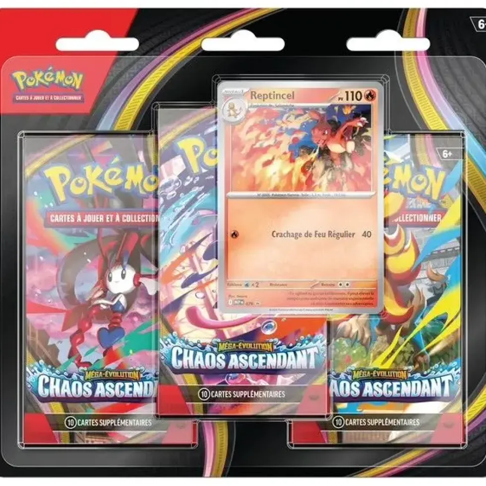 POKEMON CHAOS ASCENDANT MEGA EVOLUTION 04 TRIPACK