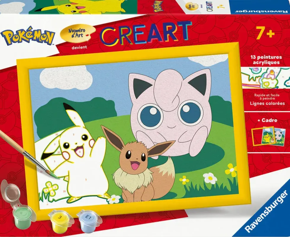 POKEMON -CREART KIDS18X24CMPORTRAIT DE GROUPE