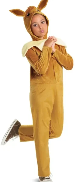 POKEMON - DEGUISEMENT EVOLI COMBINAISON CLASSIQUE - TAILLE 10-12 ANS