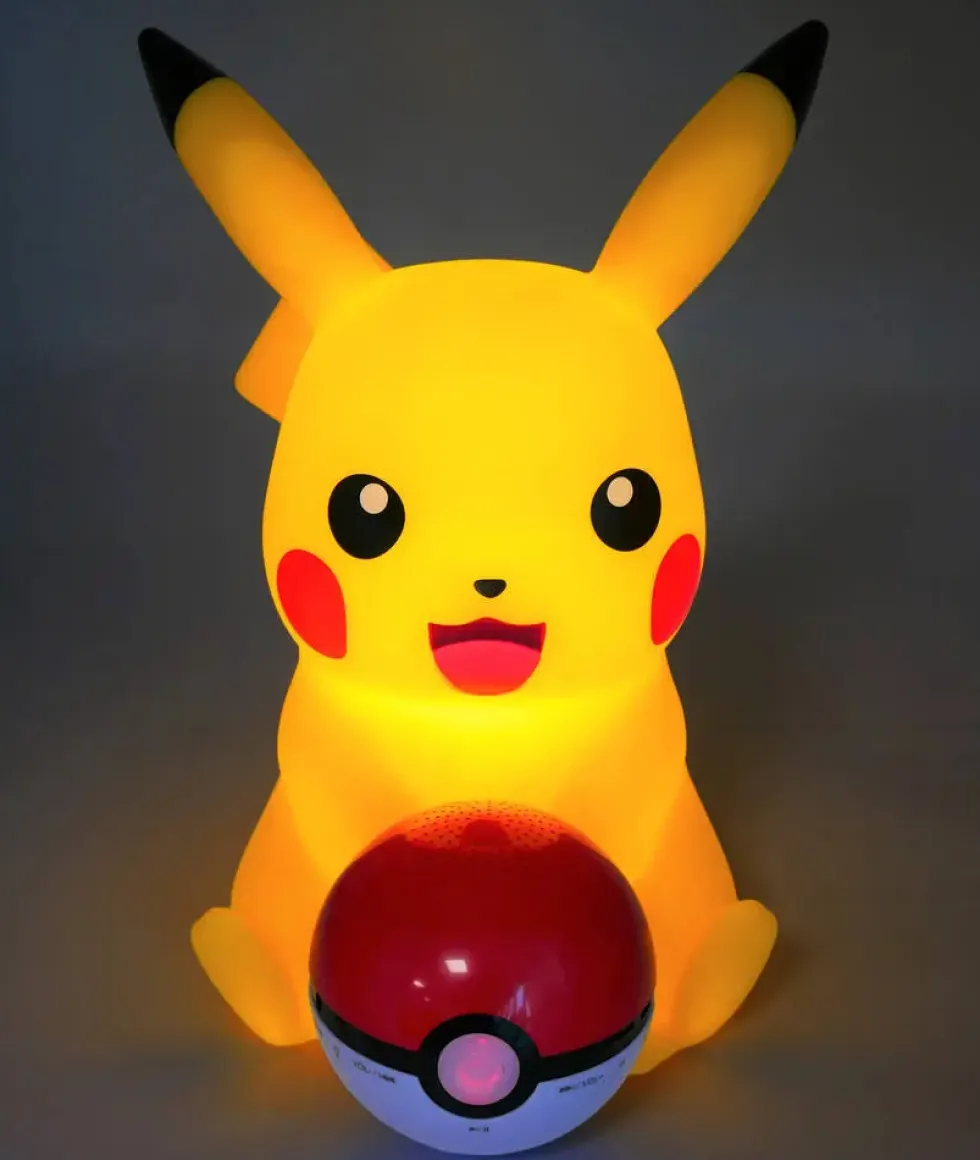 POKEMON - LAMPE LED PIKACHU ET ENCEINTE SANS FIL