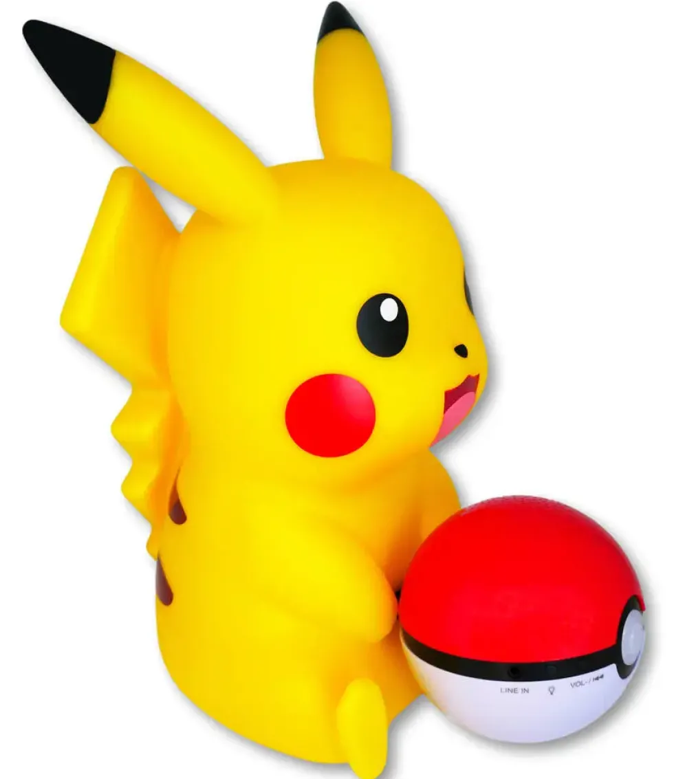 POKEMON - LAMPE LED PIKACHU ET ENCEINTE SANS FIL