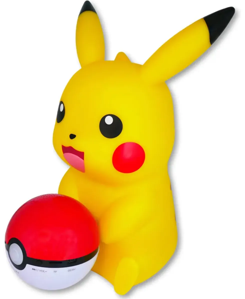 POKEMON - LAMPE LED PIKACHU ET ENCEINTE SANS FIL