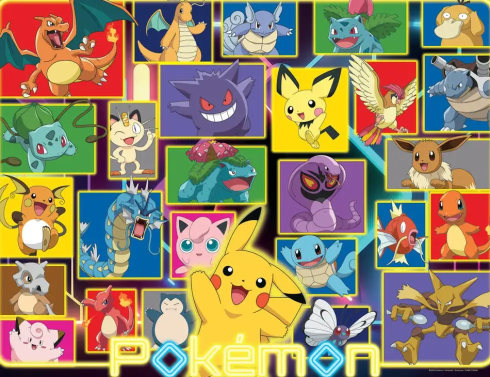 POKEMON LUMINEUX - PUZZLE 2000 PIECES