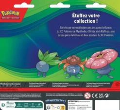 POKEMON : PACK 2 BOOSTERS + PIECE + 3 CARTES PROMO