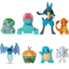 POKEMON - PACK DE 8 FIGURINES BATTLE FIGURE