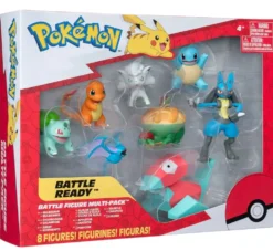 POKEMON - PACK DE 8 FIGURINES BATTLE FIGURE