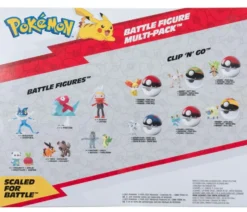 POKEMON - PACK DE 8 FIGURINES BATTLE FIGURE