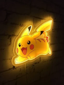 POKEMON - PIKACHU STYLE NEON LAMPE LED MURALE