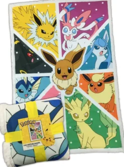 POKEMON PLAID SHERPA EVOLI EVOLUTIONS