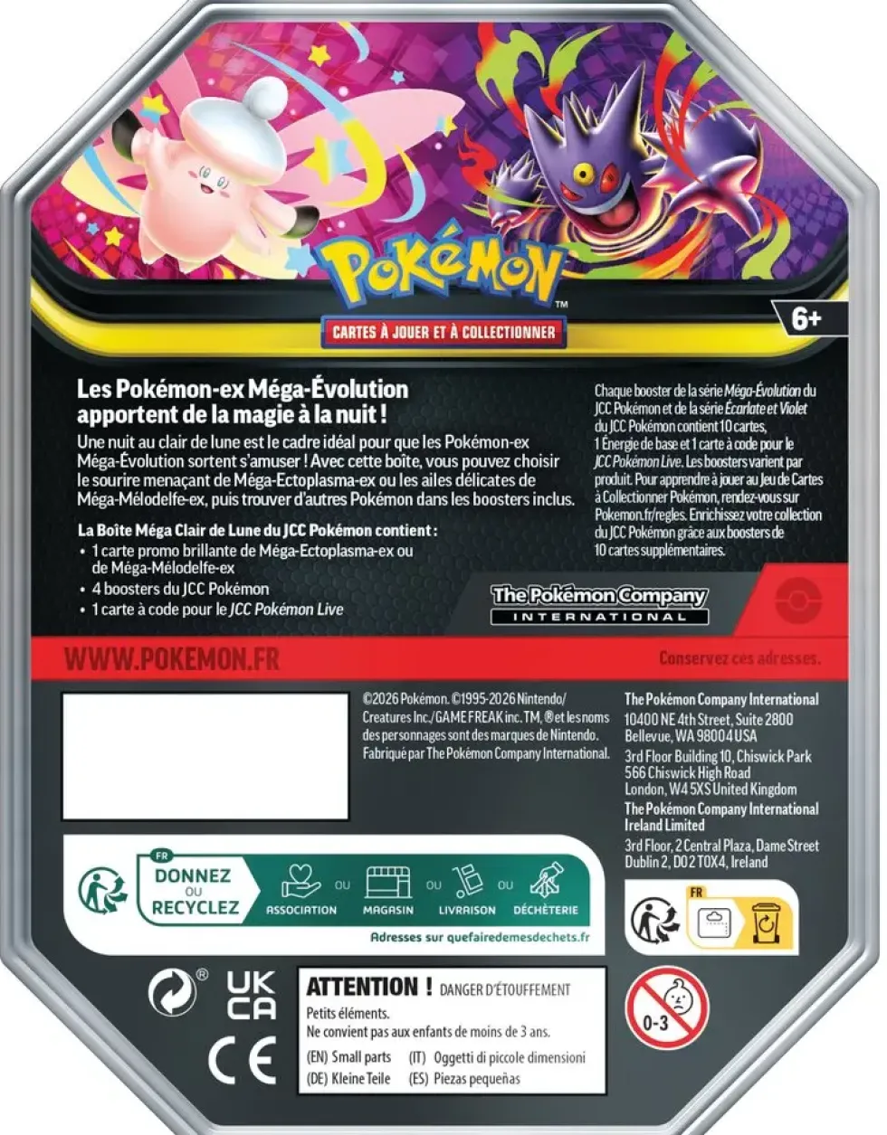 POKEMON - POKEBOX MEGA CLAIR DE LUNE - MELODELFE
