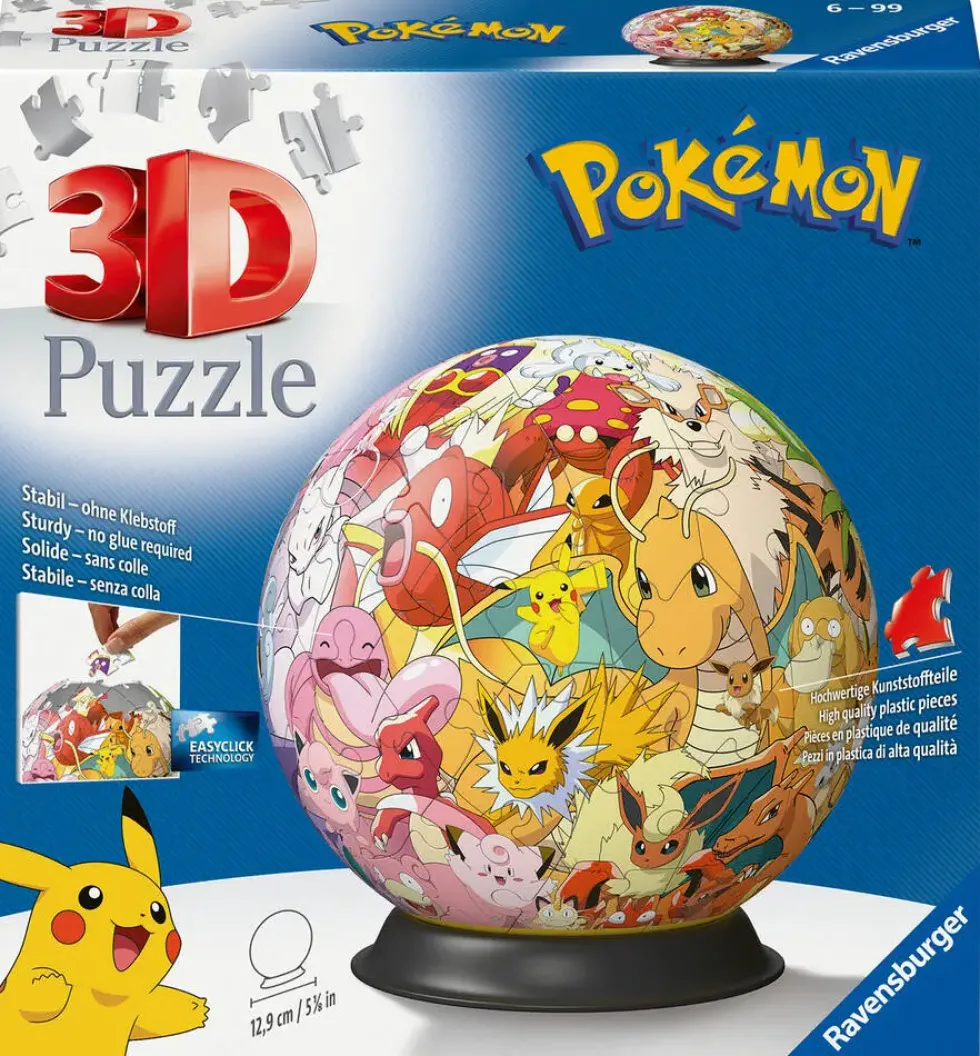 POKEMON -PUZZLE 3D BALL 72 PIECES