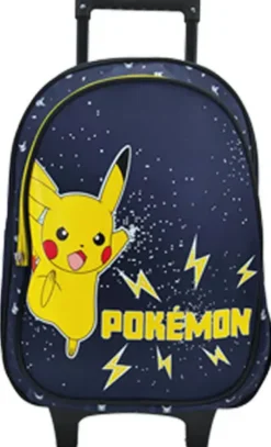 POKEMON- SAC A DOS ROULETTE 42CM MARINE