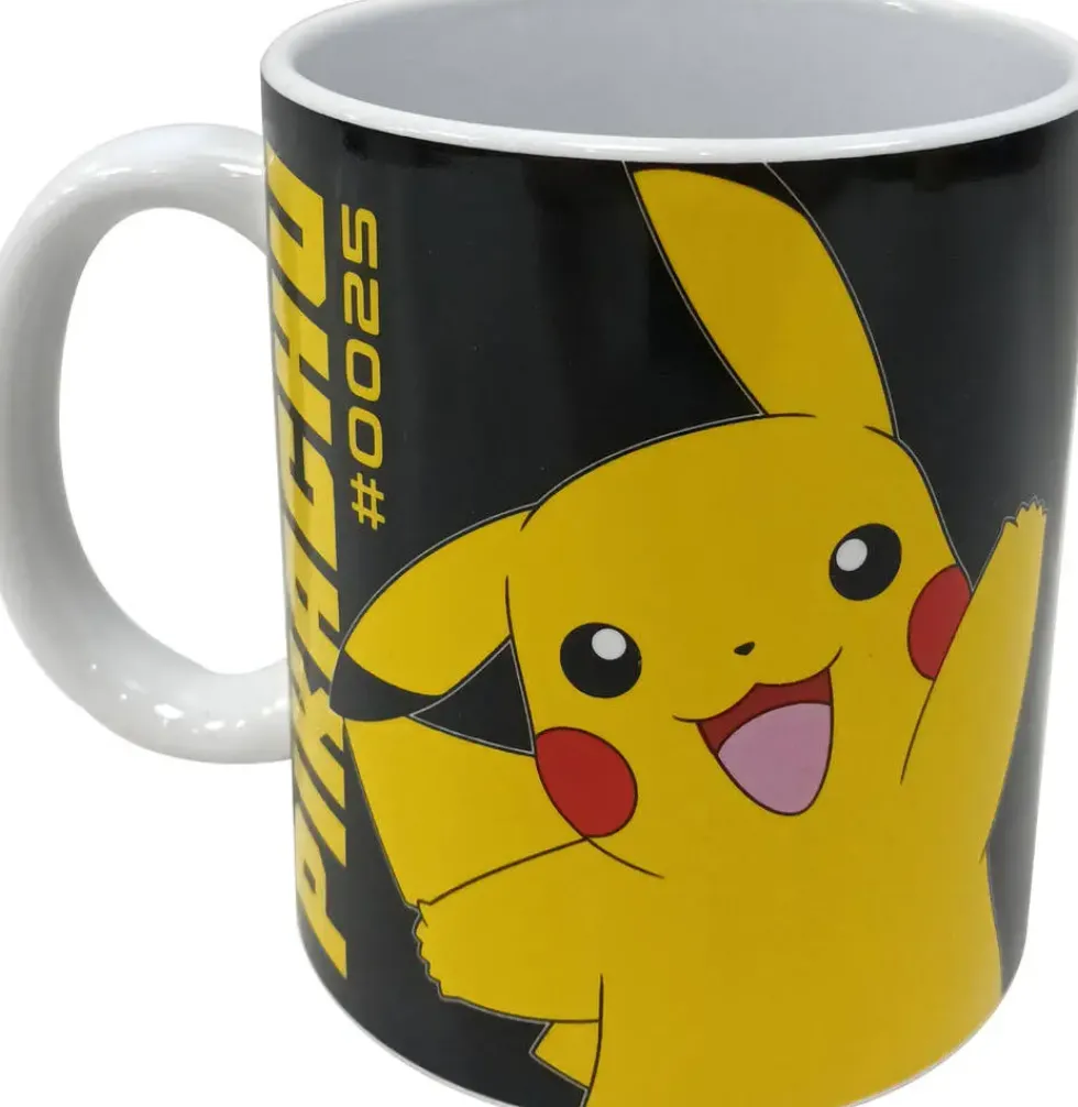 POKEMON - SET CADEAU MUG 2 PAILLES ET UN VERRE