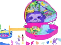 POLLY POCKET - COFFRET 2 EN 1 LA FAMILLE DES PARESSEUX