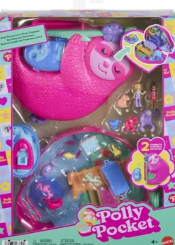 POLLY POCKET - COFFRET 2 EN 1 LA FAMILLE DES PARESSEUX
