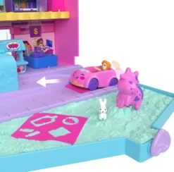 POLLY POCKET - COFFRET LE MARCHE DE POLLYVILLE
