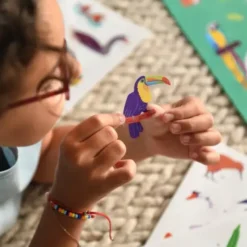 POPPIK DISCOVERY - POSTER A STICKER - OISEAUX