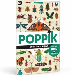 POPPIK DISCOVERY - POSTER A STICKER - LES INSECTES