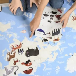 POPPIK DISCOVERY - POSTER A STICKER - LES ANIMAUX