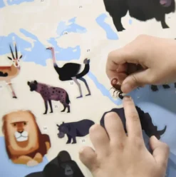 POPPIK DISCOVERY - POSTER A STICKER - LES ANIMAUX