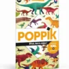 POPPIK DISCOVERY - POSTER A STICKER - LES DINOSAURES