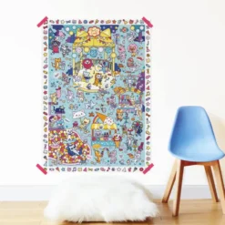 POPPIK - POSTER CREATIF A STICKER - LA FETE