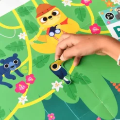 POPPIK - POSTER CREATIF A STICKER - LA JUNGLE