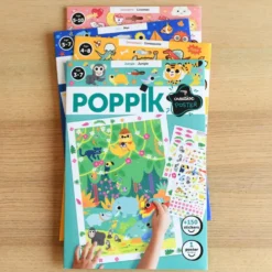 POPPIK - POSTER CREATIF A STICKER - LA JUNGLE