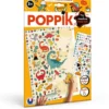 POPPIK - POSTER CREATIF A STICKER - DINOSAURES