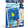 POPPIK - POSTER CREATIF A STICKER - LA MER