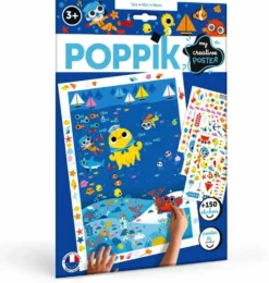 POPPIK - POSTER CREATIF A STICKER - LA MER