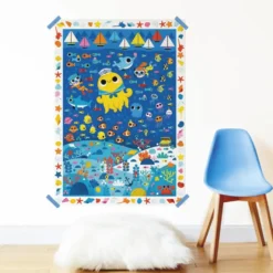 POPPIK - POSTER CREATIF A STICKER - LA MER