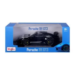 1/18 PORSCHE 911 GT3 - NOIRE AVEC BANDES