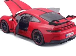 1/18 PORSCHE 911 GT3 - ROUGE AVEC BANDES - EME