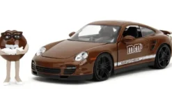 1/24 PORSCHE 911 TURBO W/METM'S BROWN FIGURE BROWN METALLIC HOLLYWOOD RIDES 2007